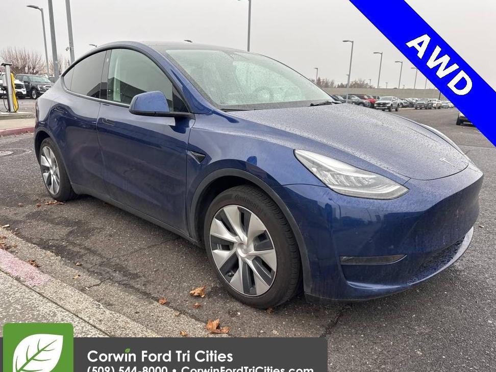 TESLA MODEL Y 2021 5YJYGAEE8MF180084 image